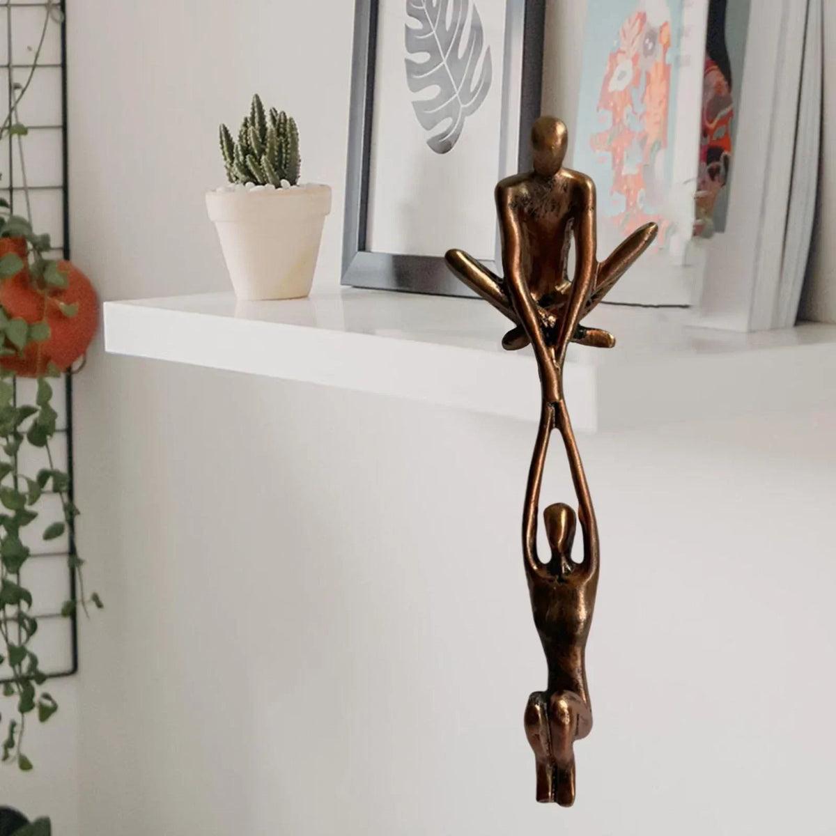 Amour et force éternels | Sculpture statuette | Décoration d’intérieur | Décoration unique