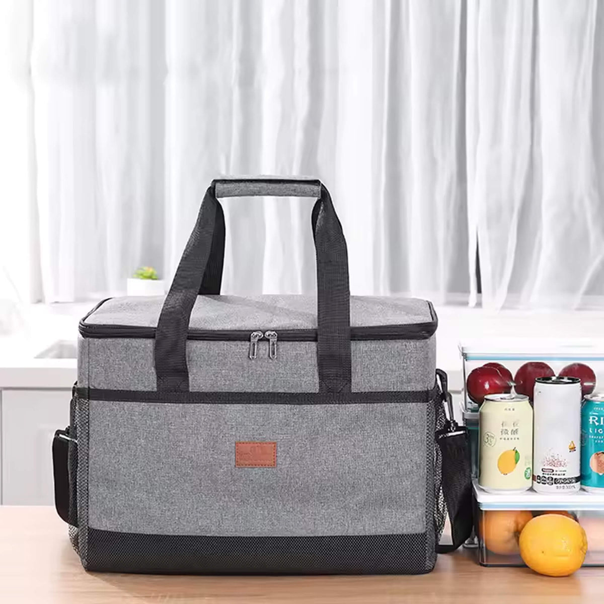Isolierte Kühltasche 33L Wasserdicht Oxford Picknick Strand Camping Wandern Outdoor Langlebig Tragbar | Sansoti