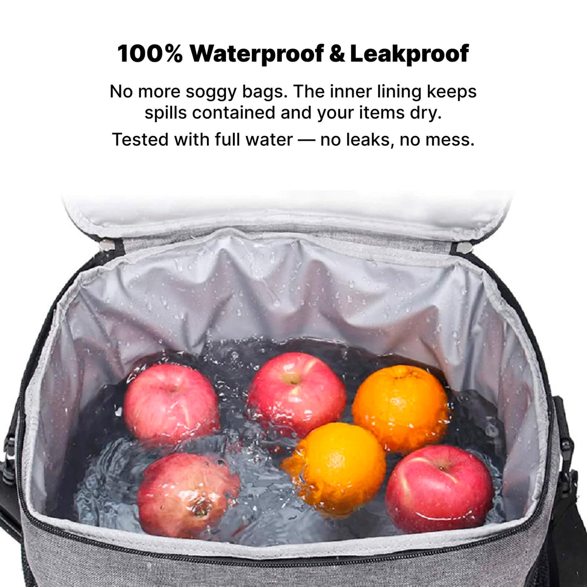 Isolierte Kühltasche 33L Wasserdicht Oxford Picknick Strand Camping Wandern Outdoor Langlebig Tragbar | Sansoti