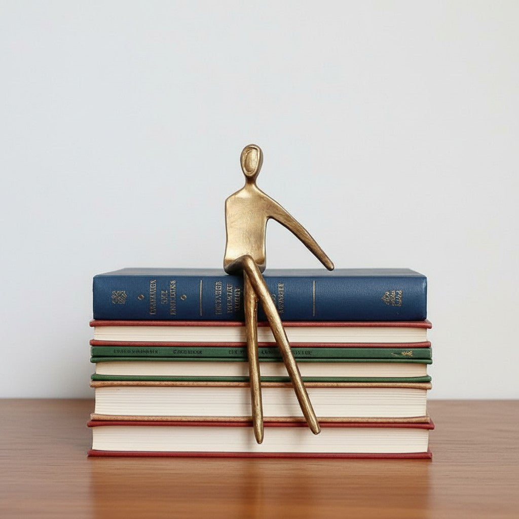 Sculpture géométrique chien en fer – décoration minimaliste pour bureau | Sansoti