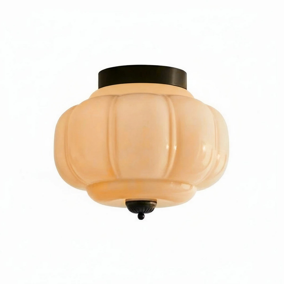 Deckenlampe Milchglas Glas-Schirm Moderne Beleuchtung Skandinavischer Stil Wohnzimmer Esszimmer Schlafzimmer Flush Mount | Sansoti