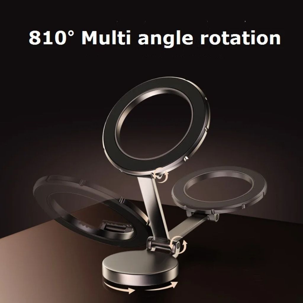 Magnetic Car Phone Holder 360° Rotating Adjustable Dashboard Air Vent Universal Smartphone Holder | Sansoti