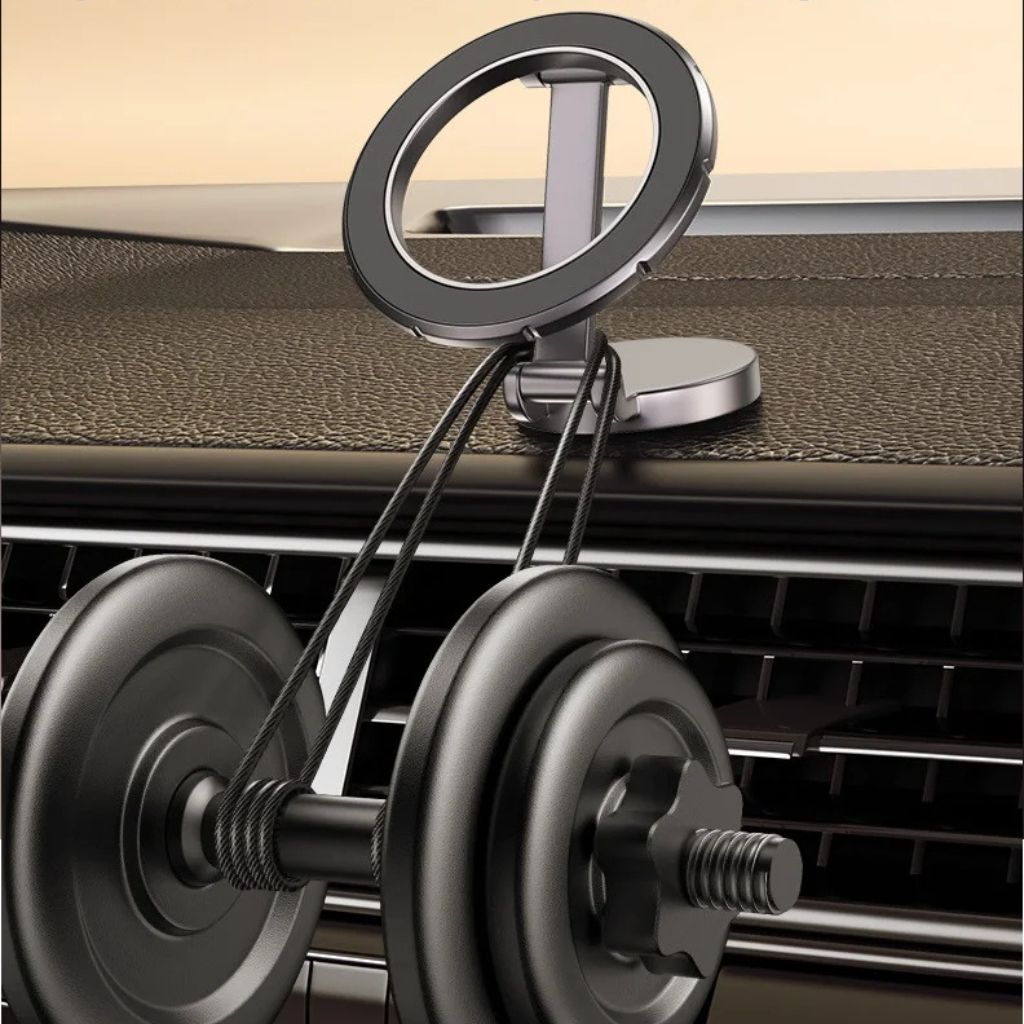 Magnetic Car Phone Holder 360° Rotating Adjustable Dashboard Air Vent Universal Smartphone Holder | Sansoti