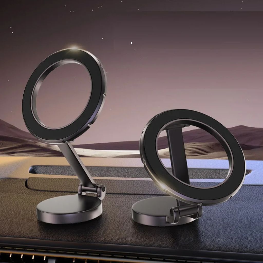 Magnetic Car Phone Holder 360° Rotating Adjustable Dashboard Air Vent Universal Smartphone Holder | Sansoti