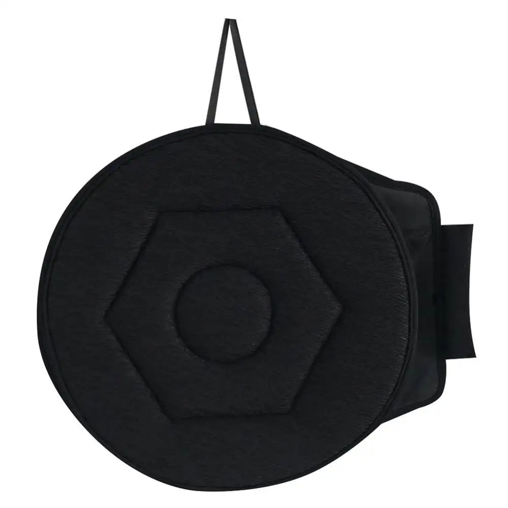Coussin d’assise pivotant à 360° en mousse à mémoire de forme pour personnes âgées Mobilité Confort Voiture Fauteuil roulant Noir Gris | Sansoti