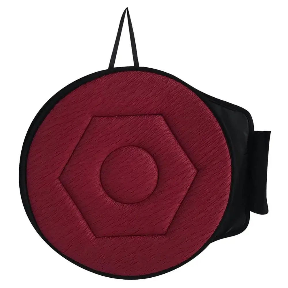 Coussin d’assise pivotant à 360° en mousse à mémoire de forme pour personnes âgées Mobilité Confort Voiture Fauteuil roulant Noir Gris | Sansoti