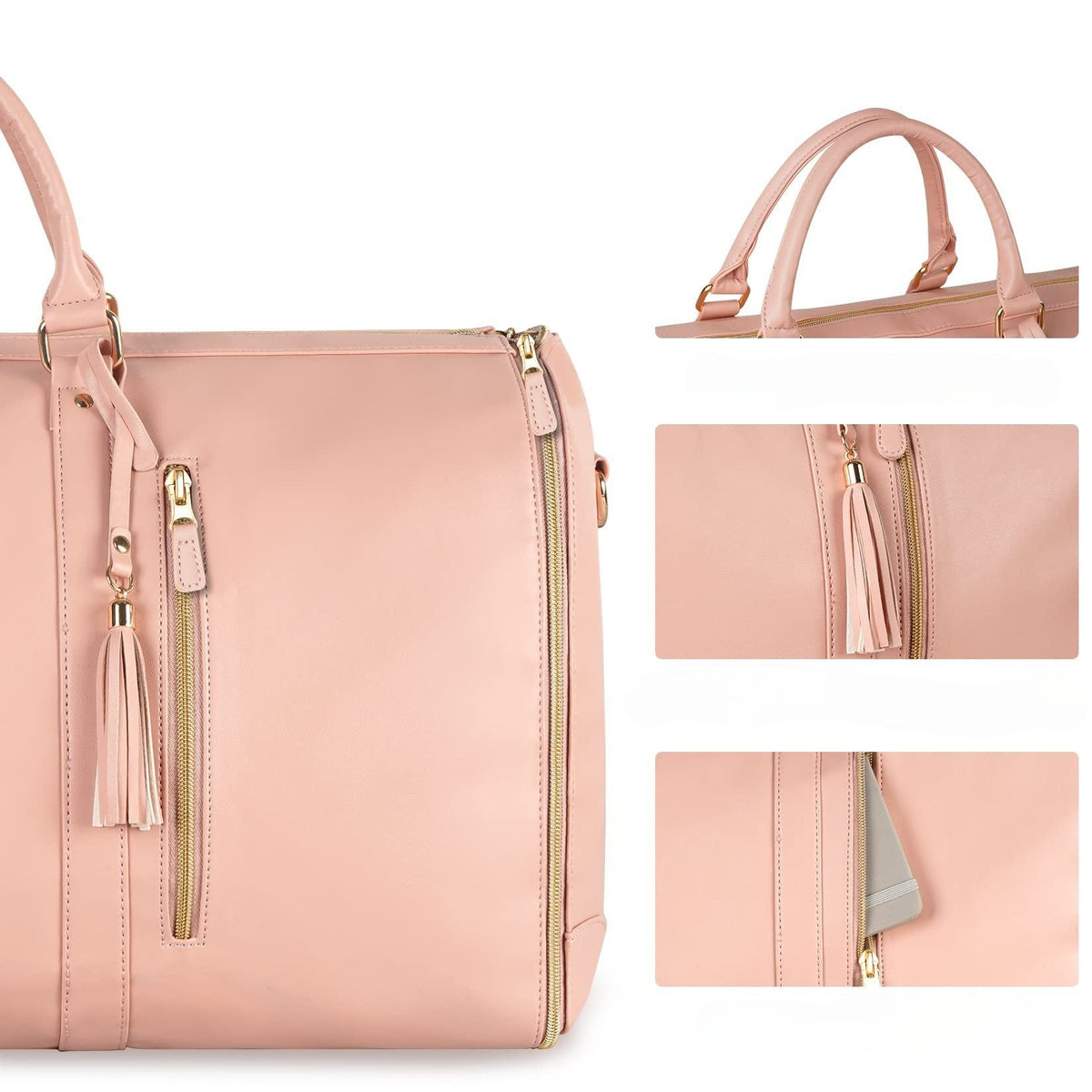 Praktische faltbare Taschen für Reisen – zusammenklappbare Kleidertasche mit Organizer für Hemden und Jacken – leichtgewichtige, kompakte Gepäckschutzhülle | Sansoti