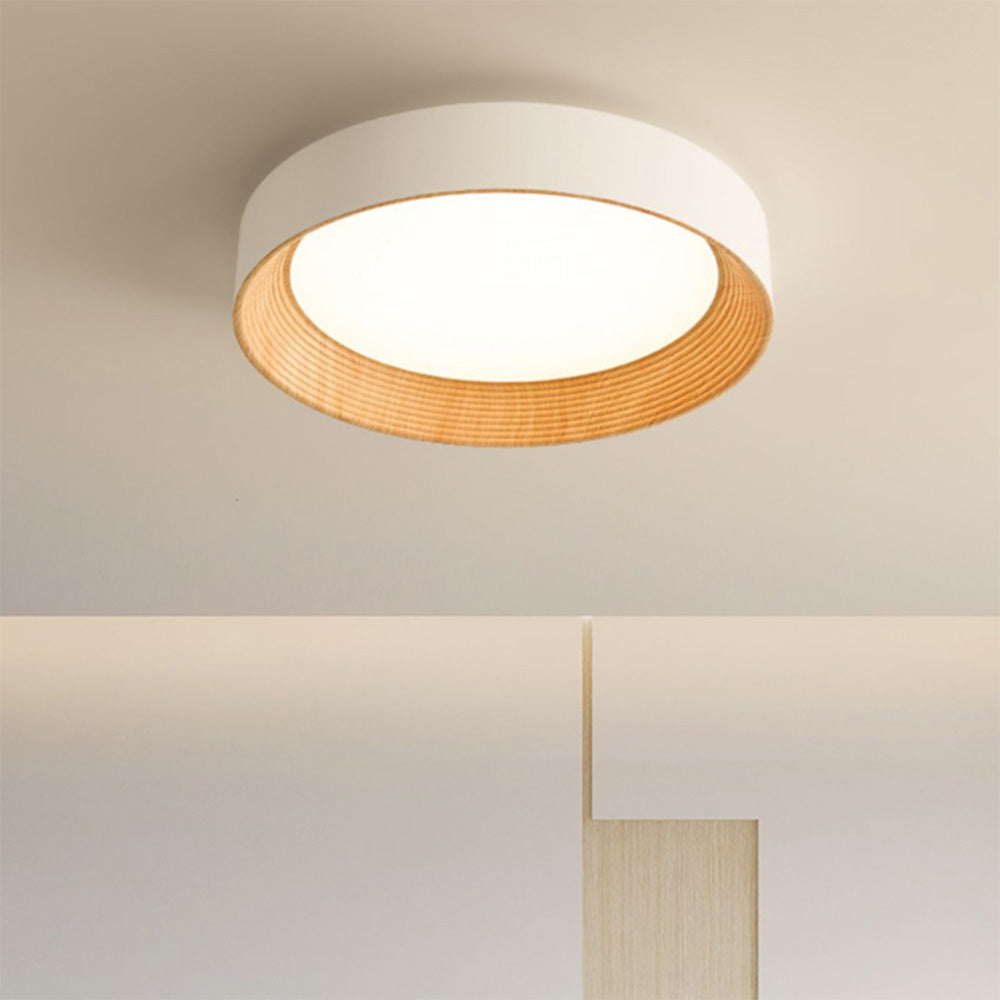 Minimalist Round Low-Profile Ceiling Lamp Bedroom Ceiling Lighting LED | Sansoti