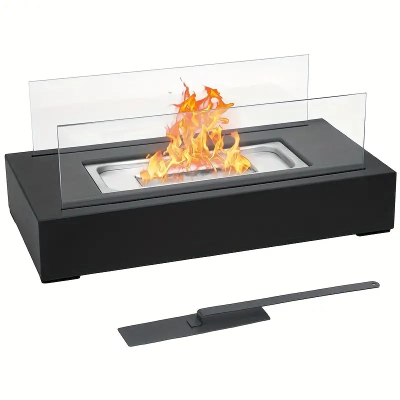 Lujoso quemador de mesa de bioetanol para interior y exterior – Chimenea decorativa sin humo | Sansoti
