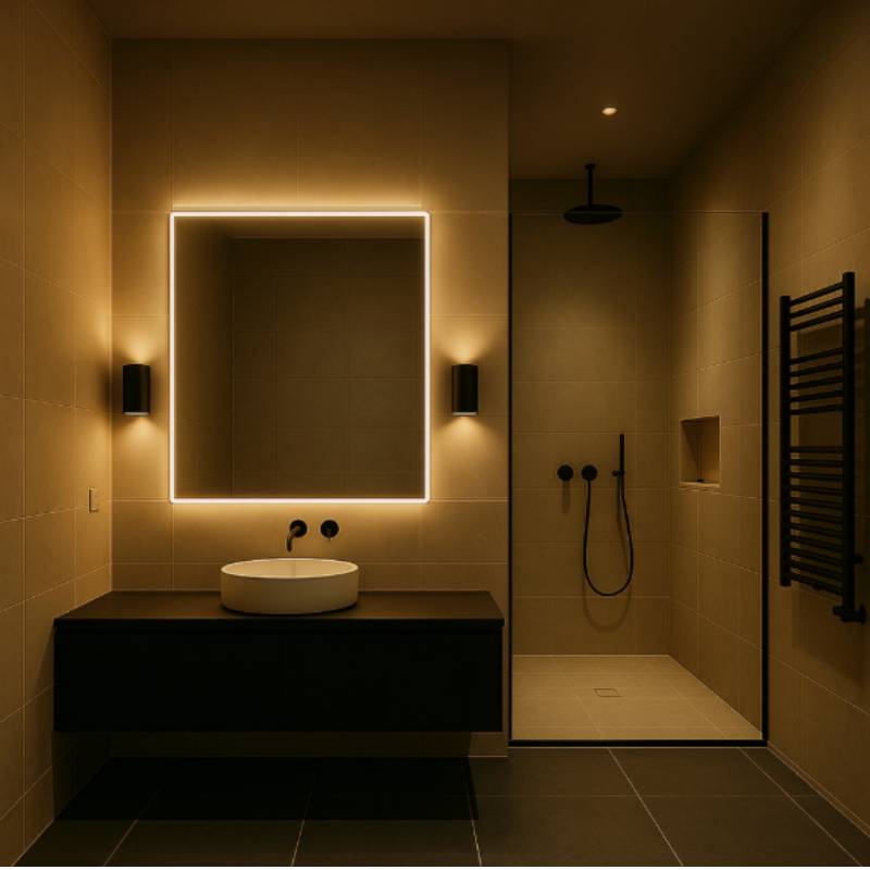 Dimmable Wall Light with Night-Light Function Plug-In Lamp Black White Modern Bedroom Children’s Room LED Lighting | Sansoti