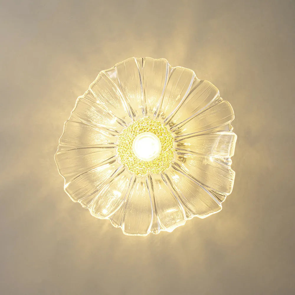 Glazen Bloemplafond- en Hanglamp met Messing Binnenlicht Retro Design Scandinavisch Eetkamer Slaapkamer | Sansoti