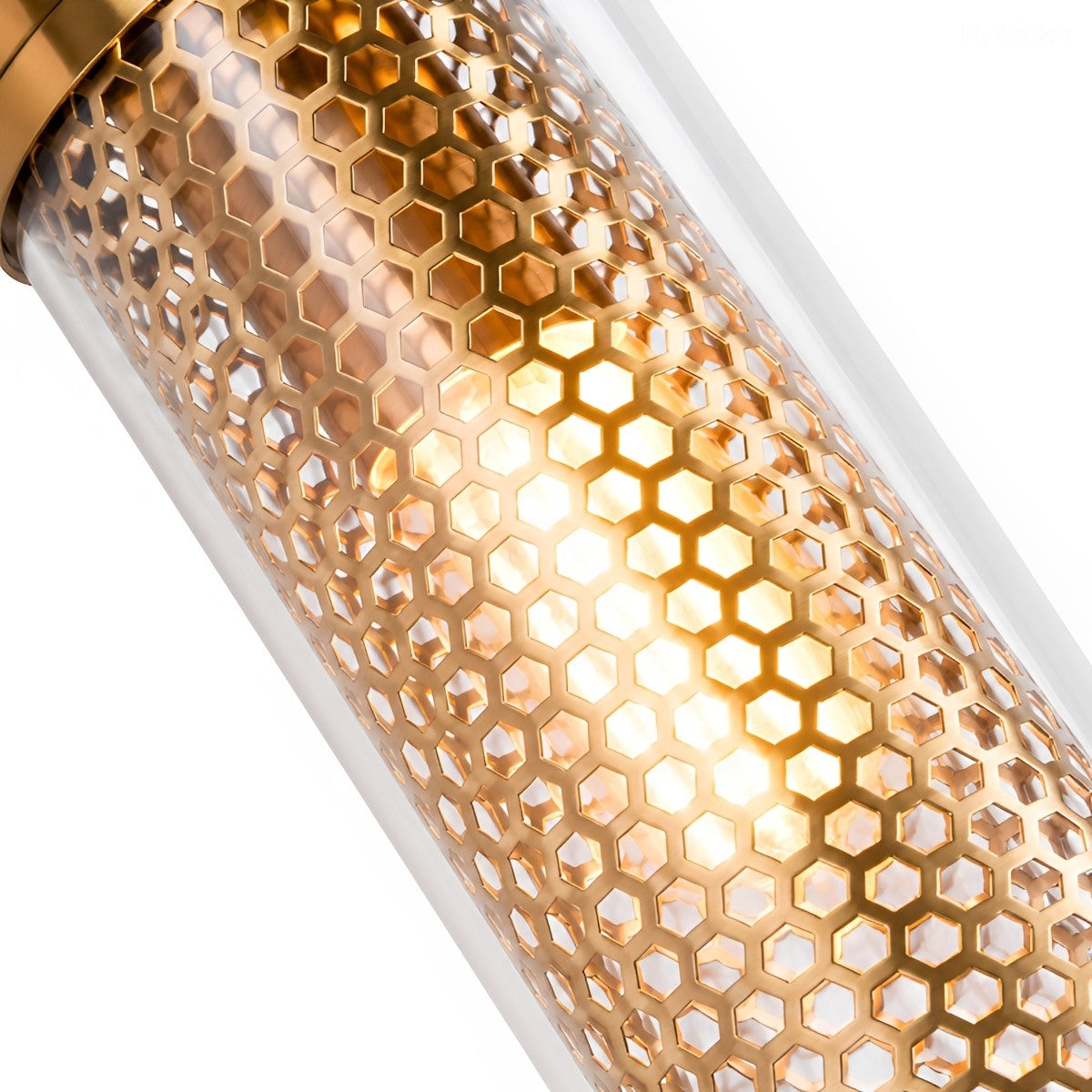 Industriële Wandlamp met Glazen Cilinderkap en LED-Verlichting voor Gang Woonkamer en Slaapkamer Interieur | Sansoti