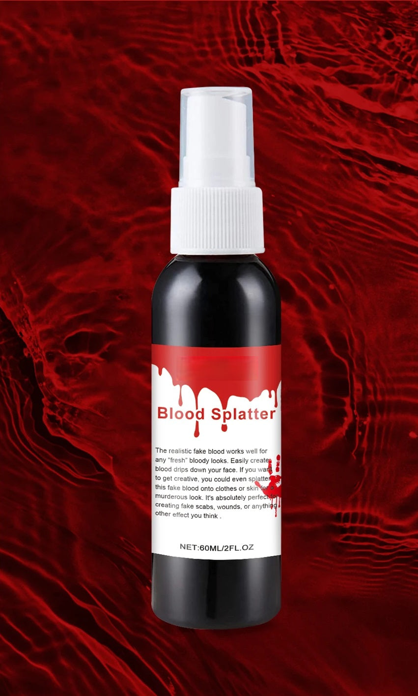 Nep Bloedspray 100ml Rood Halloween Cosplay Zombie Vampier Grimé Schmink Theatermake-up Wasbaar Feestartikelen | Sansoti