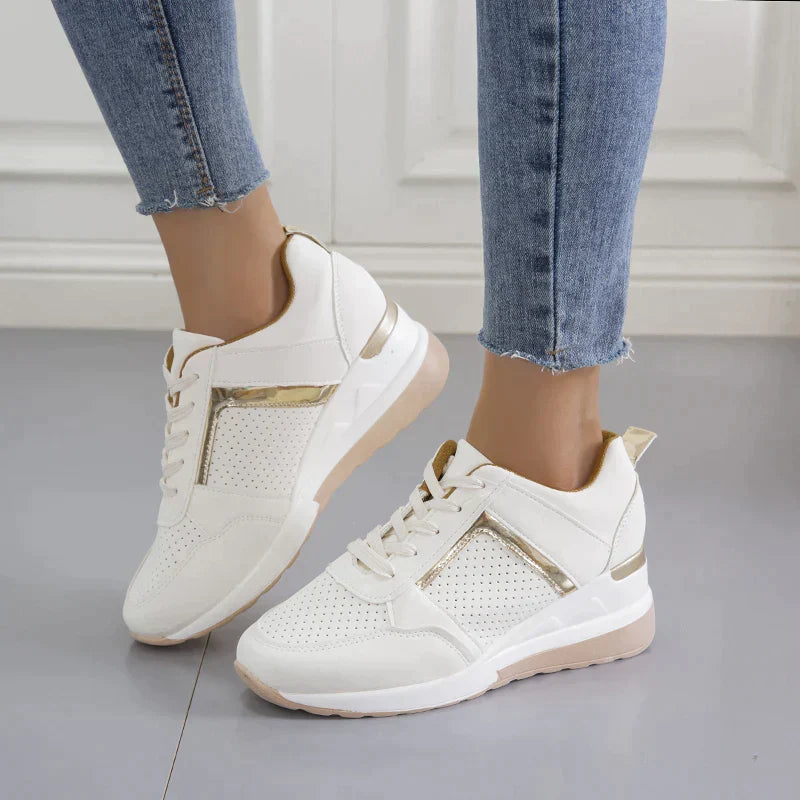 Dames Sneakers Ademend met Verstevigde Hiel & Antislip Zool Casual Sportschoenen Wandelschoen Vrije Tijd | Sansoti