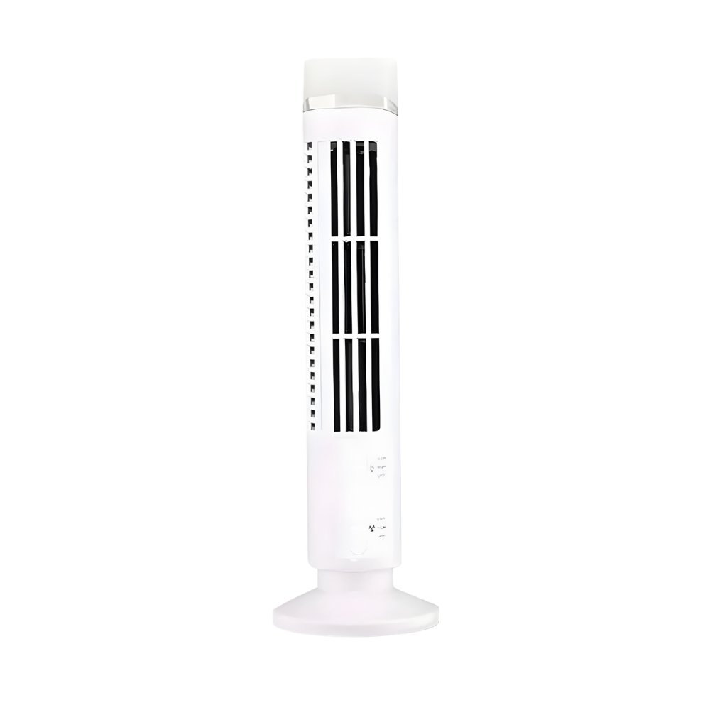 Compacte Mini-Ventilator met Bladloos Ontwerp, USB Voeding voor Bureau & Nachtkastje | Sansoti