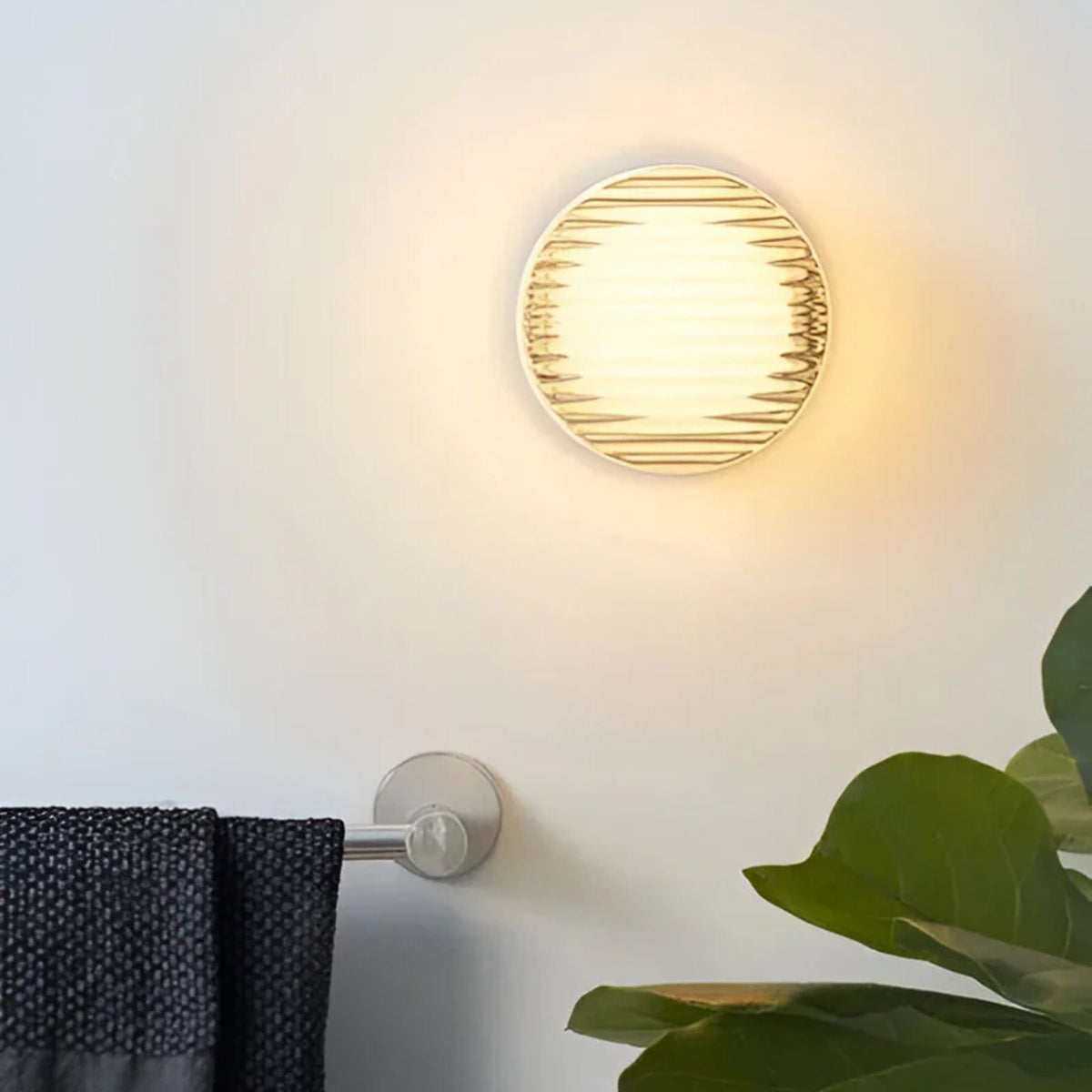 Ambrelo Wandleuchte LED 13,5×8 cm Bernstein Schlafzimmer Wandbeleuchtung Modern Minimalistisch Skandinavisch Warmes Licht Flur Wohnzimmer | Sansoti