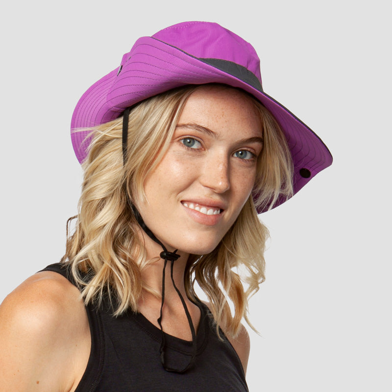 Foldable Sun Hat Polyester UV Protection Wide Brim Unisex 56-60cm | Sansoti