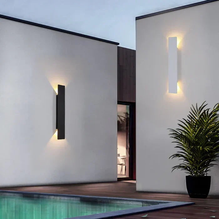 Aluminium Buitenwandlamp Waterdicht IP65 Moderne Gevellamp voor Tuin Terras Oprit Entree Buitenverlichting | Sansoti