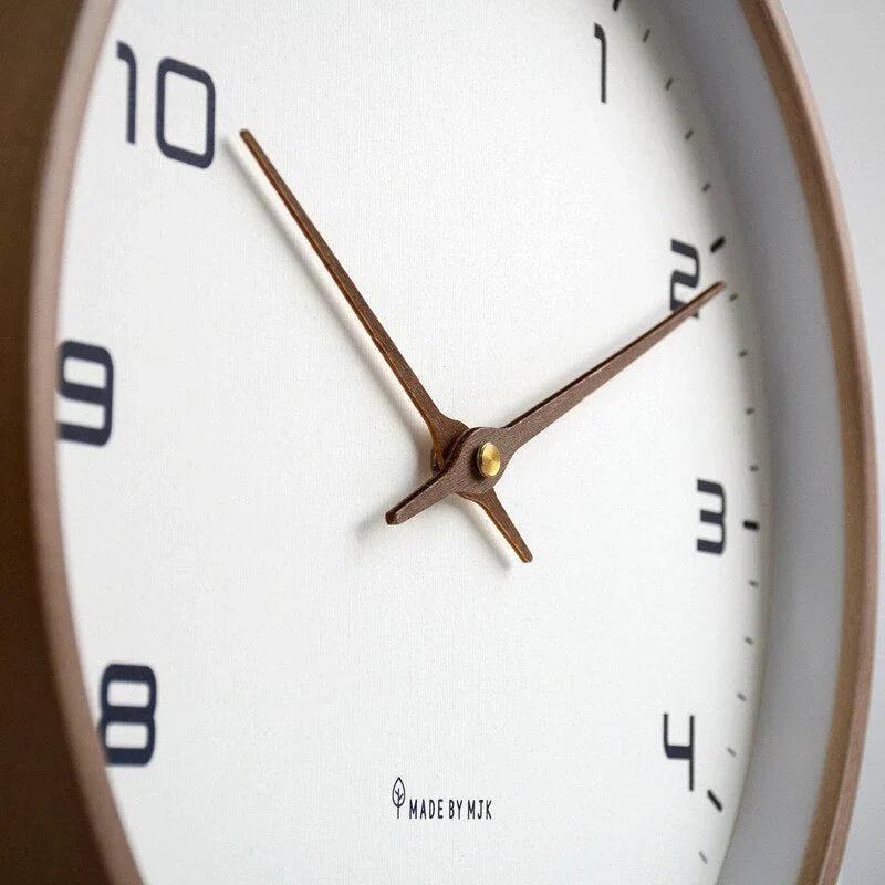 Wandklok Stil Uurwerk Minimalistisch Kunststof 25cm 30cm Woonkamer Slaapkamer Modern | Sansoti