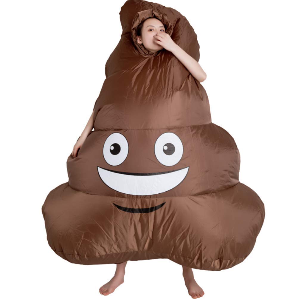Opblaasbaar Feestkostuum Emoji Karakter Halloween Grappige Party Outfit Cosplay Verkleedkleding Carnaval | Sansoti