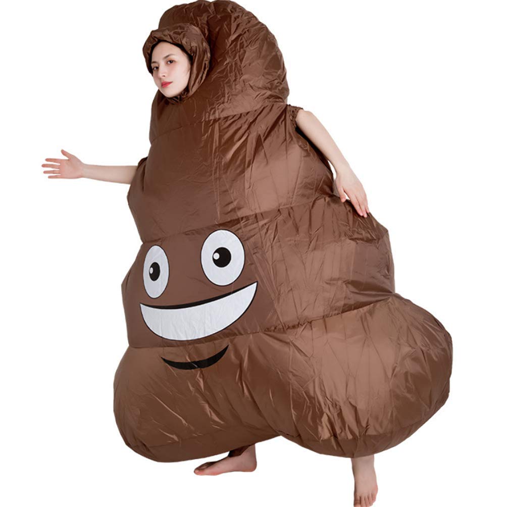 Opblaasbaar Feestkostuum Emoji Karakter Halloween Grappige Party Outfit Cosplay Verkleedkleding Carnaval | Sansoti