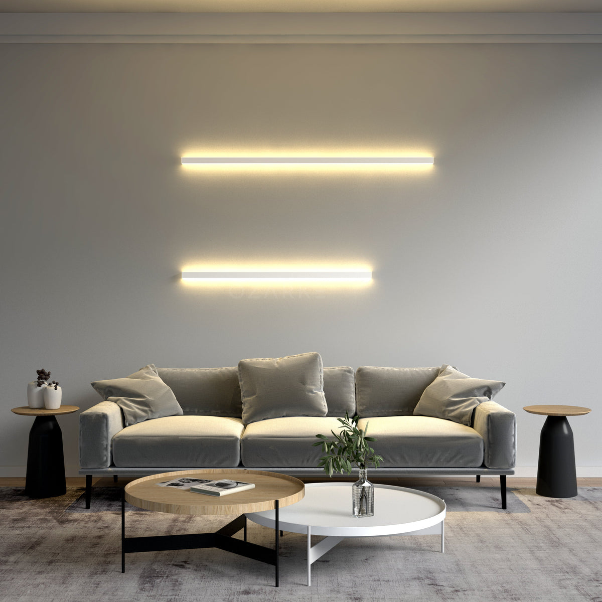 Minimalist Linear Wall Lamp With Integrated LED Lighting And Modern Design | Sansoti