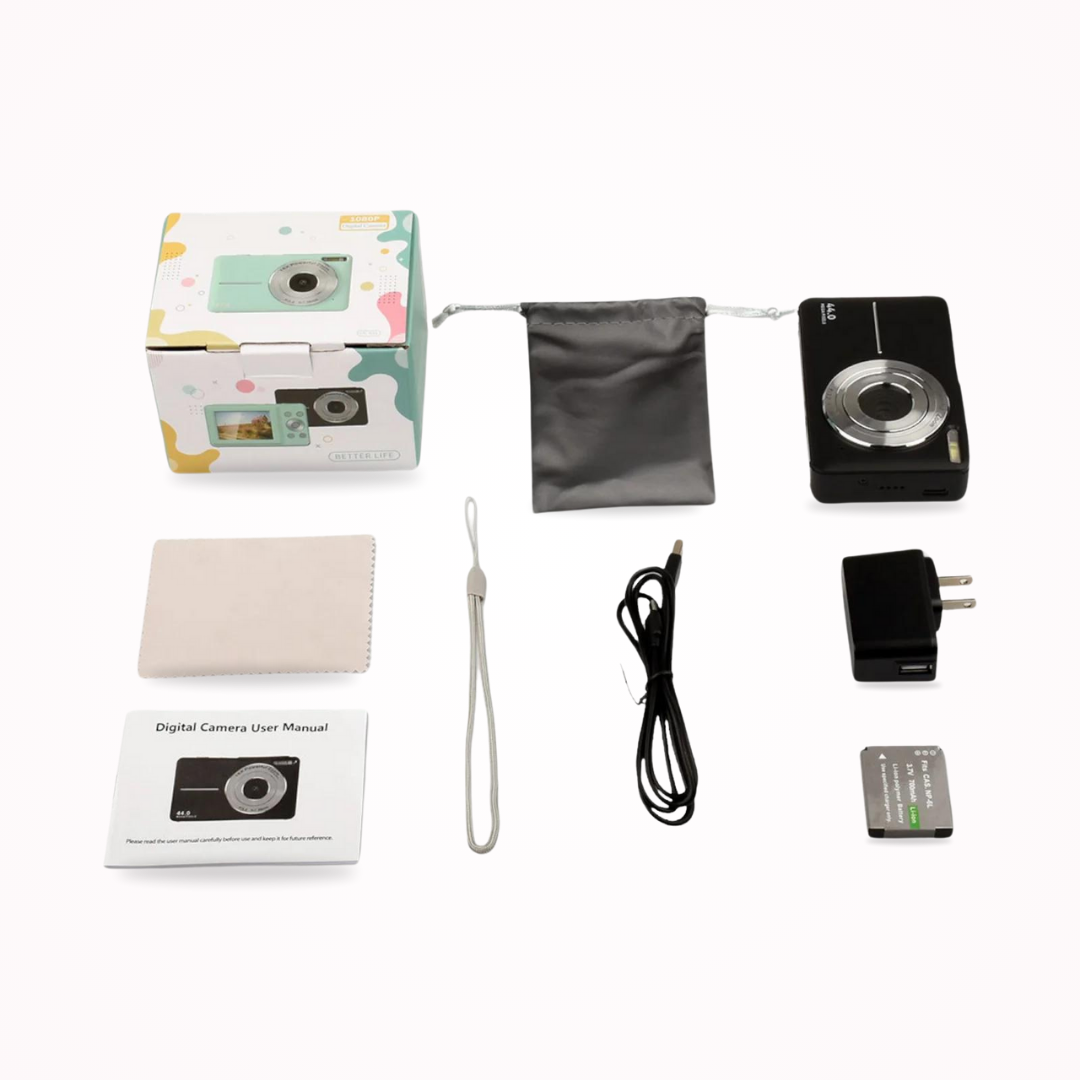 Digital Camera Retro Vintage 1080p Compact Portable Nostalgic Design | Sansoti
