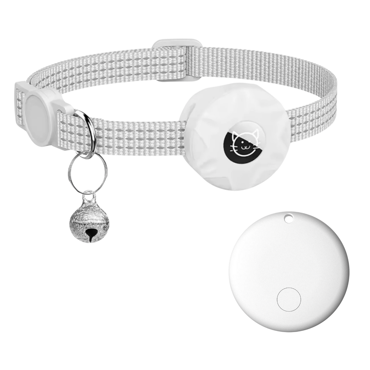 Smart Location Tracker for Dogs and Cats with Reflective Collar – Android – Compact & Waterproof – 8-10 Months Battery Life | Sansoti