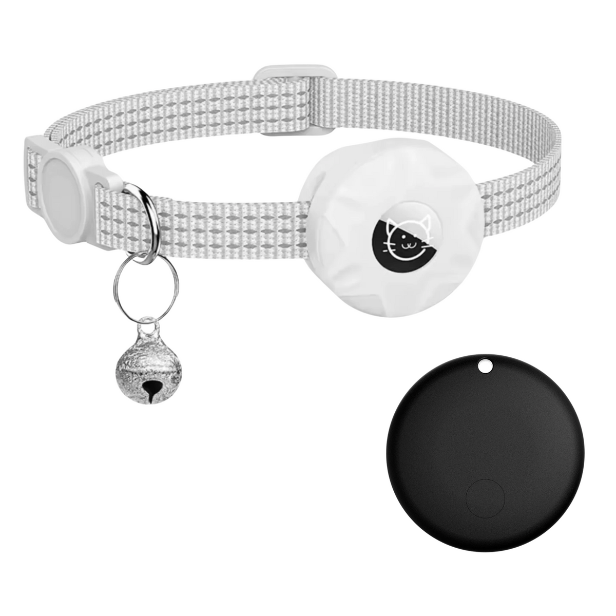 Smart Location Tracker for Dogs and Cats with Reflective Collar – Android – Compact & Waterproof – 8-10 Months Battery Life | Sansoti