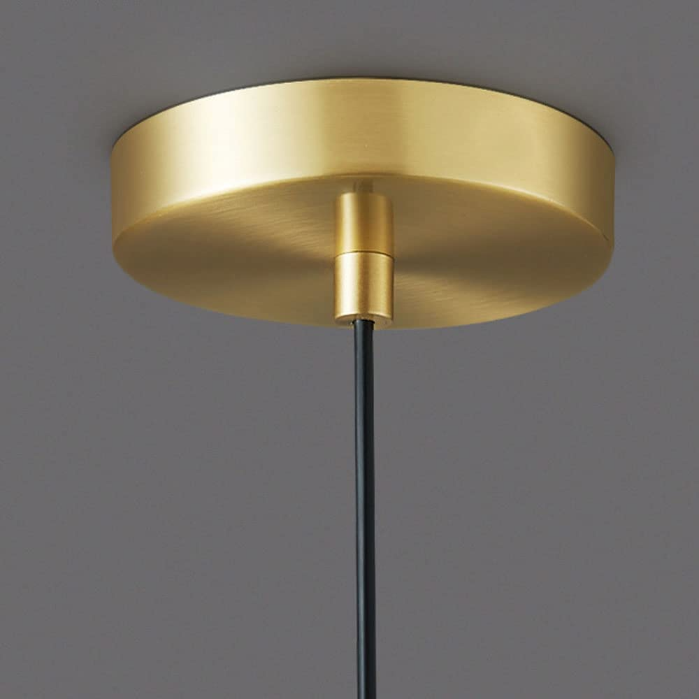 Suspension nordique au profil épuré – design noir et or | Sansoti
