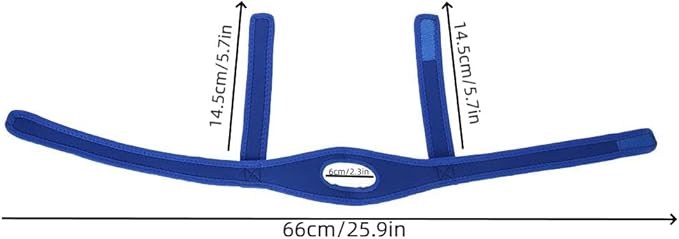 Anti-Snoring Chin Strap Adjustable Neoprene Sleep Band Against Snoring 54-68cm | Sansoti