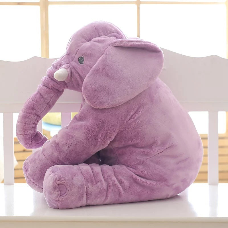 Coussin bébé éléphant en peluche douce 40 cm ou 60 cm peluche pour calme et sommeil | Sansoti