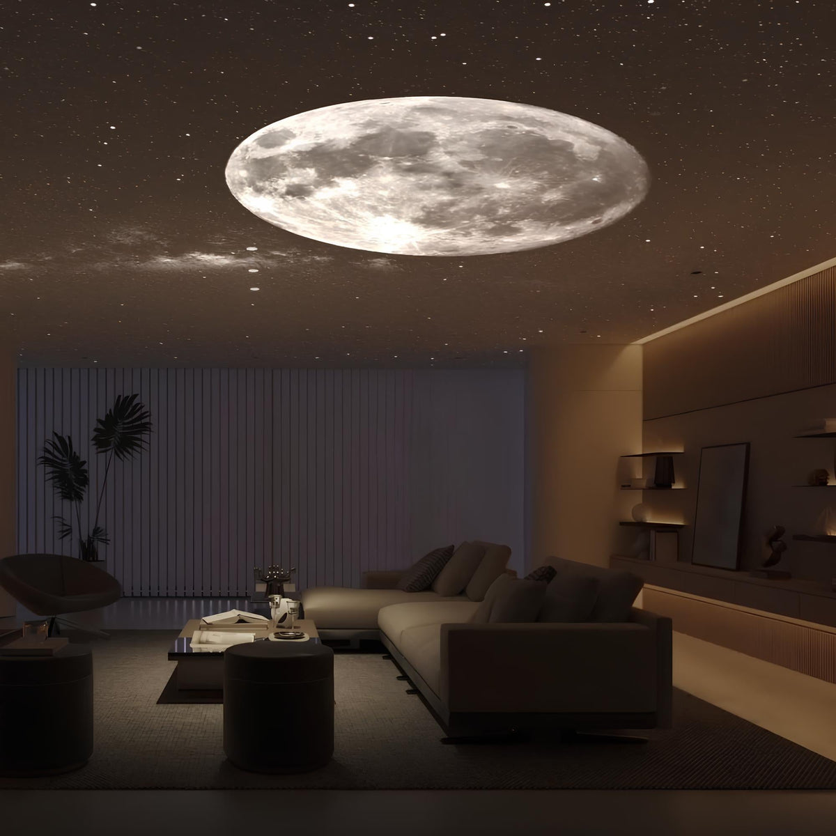Sternenprojektor für Schlafzimmer LED-Galaxie-Projektorlampe mit Timer schwarz/weiß | Sansoti