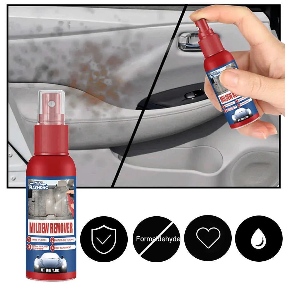 Mold remover spray for car 2 pieces – suitable for leather, fabric and plastic interior | Sansoti