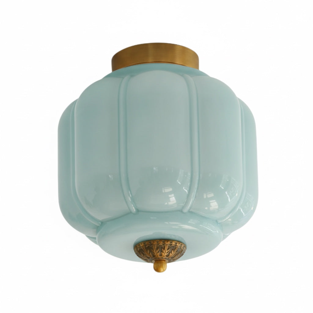 Deckenlampe Milchglas Glas-Schirm Moderne Beleuchtung Skandinavischer Stil Wohnzimmer Esszimmer Schlafzimmer Flush Mount | Sansoti