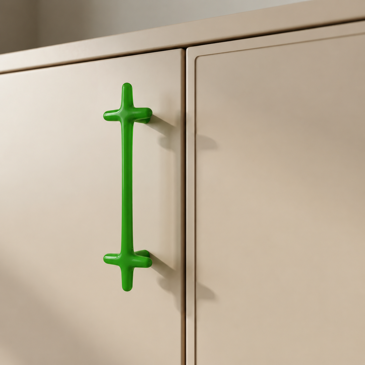 Cross-Shaped Cabinet Handle 128mm Colorful Zinc Alloy Furniture Hardware Cabinet Knobs Single-Hole Kitchen Cabinets Drawers | Sansoti