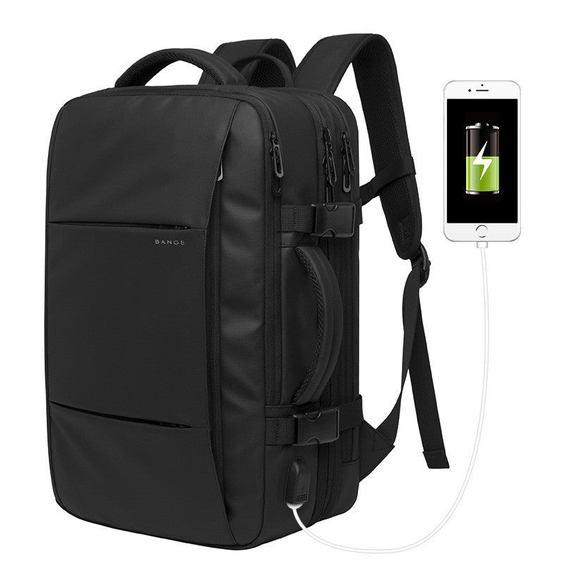 Business Casual Backpack Black Blue Green Grey Pink | Versatile Daypack for Work Travel Laptop School | Premium Waterproof Polyester Travel Backpack 15 inch Laptop Compartment | Ergonomic Padded Shoulder Straps | Sansoti