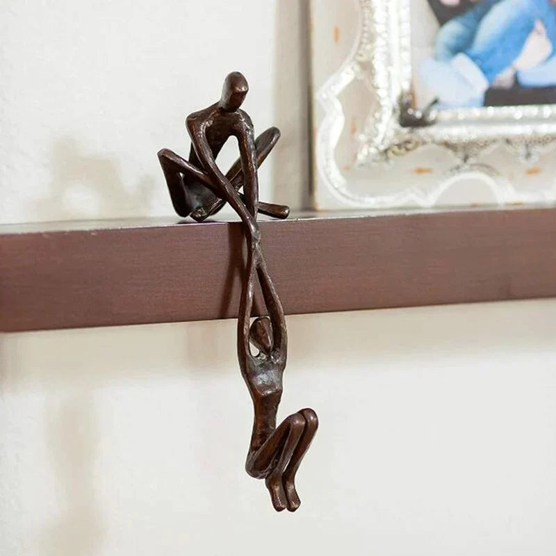 Amour et force éternels | Sculpture statuette | Décoration d’intérieur | Décoration unique