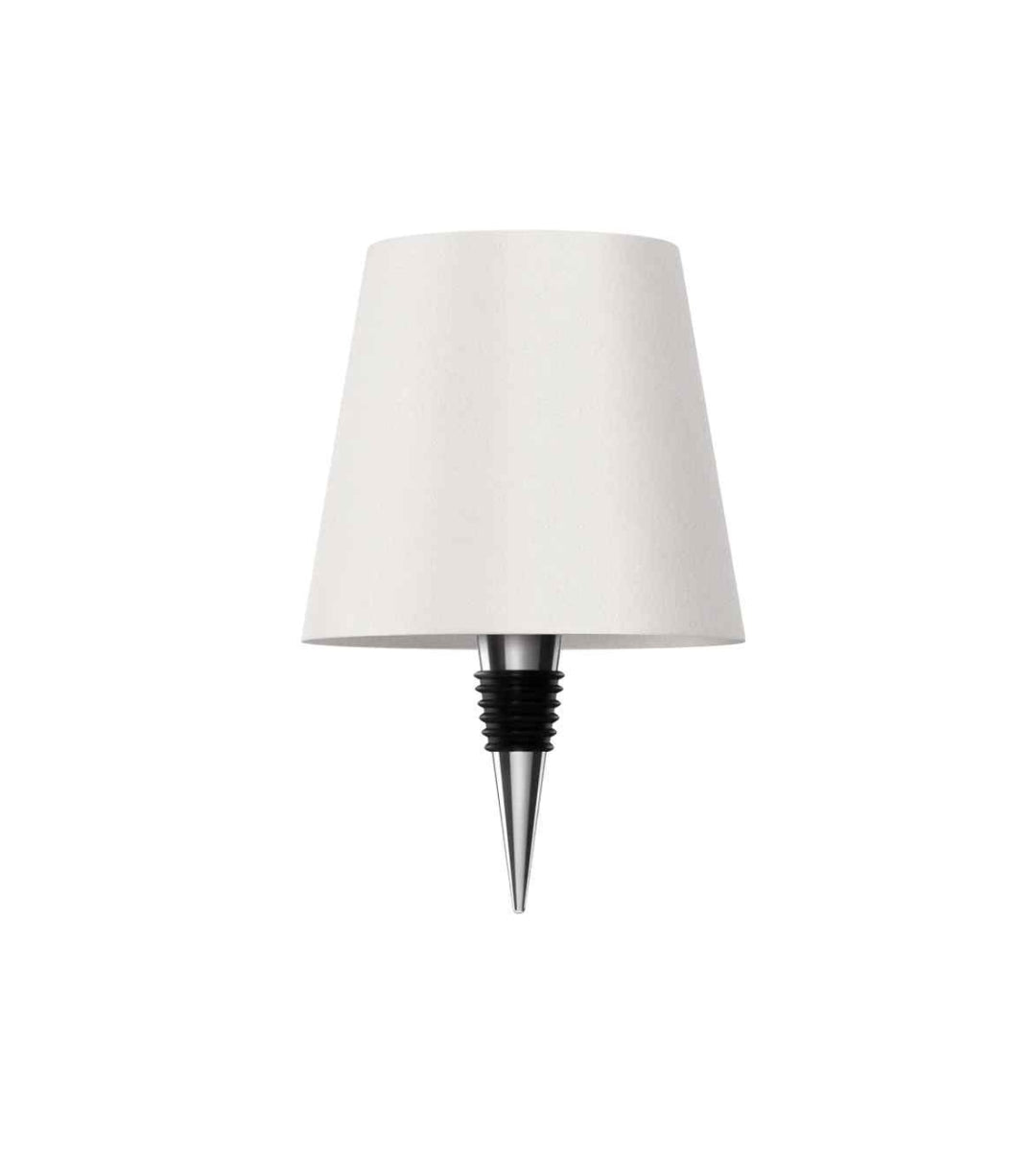 Lámpara para botella LED recargable de aluminio, lámpara de mesa para botella de vino, luz cálida | Sansoti
