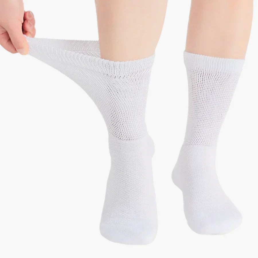 Medical Diabetic Socks Seamless Cotton Breathable for Sensitive Feet Neuropathy Comfort Daily Protection | Sansoti