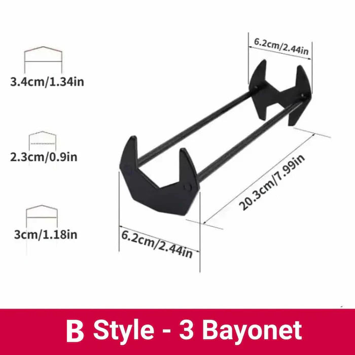 Clé à molette multifonction pour endroits difficiles d'accès | Outil extra long pour robinets et douches | Outil de plomberie pivotant à 360° | Installation de robinet de cuisine et salle de bain | Sansoti