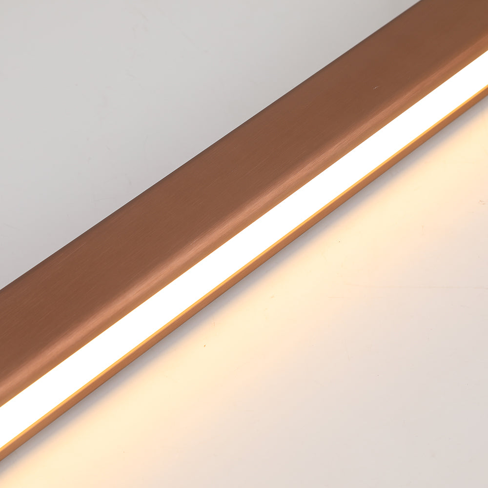 Lineaire LED Hanglamp Zwart Bruin Dimbaar 80-150cm Verstelbaar Eetkamer Keuken Modern Design Scandinavisch | Sansoti