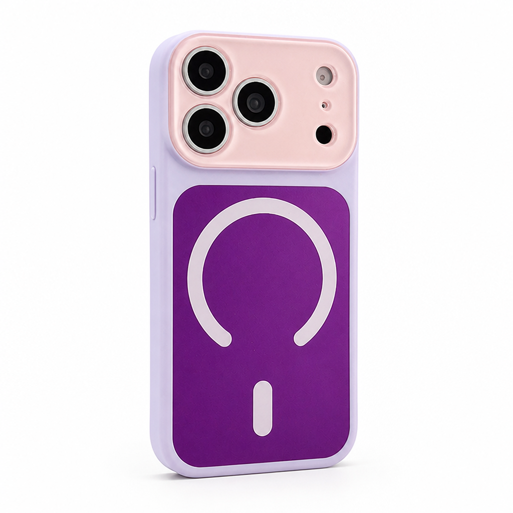 Telefoonhoesje met Magnetische Uitlijning en Verstevigde Hoeken voor Draadloos Laden iPhone Beschermhoes | Sansoti