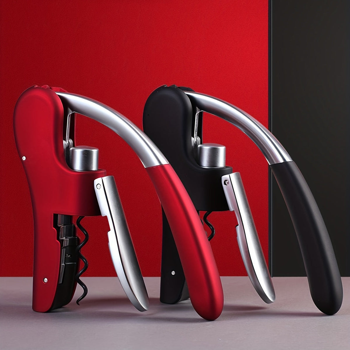 Professional Corkscrew with Lever – Effortless Wine Bottle Opening at Home and Hospitality | Sansoti