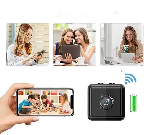 Wireless Mini WiFi Security Camera 1080P Full HD with Night Vision and Motion Detection for Indoor and Outdoor Use | Sansoti