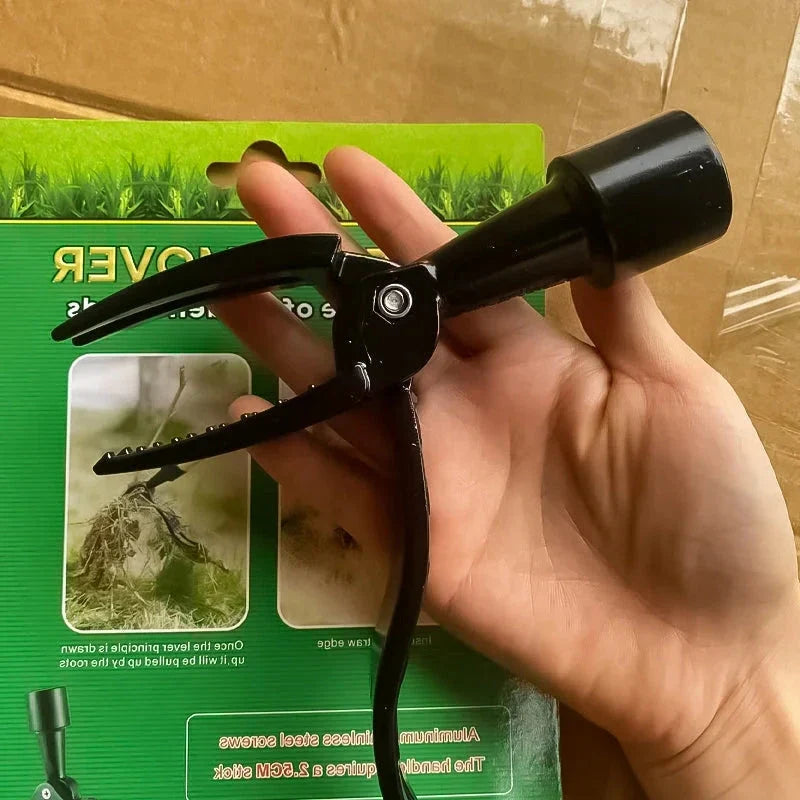 Stainless Steel Weed Puller Adjustable Handle Detachable Garden Tool for Effective Root Removal | Sansoti