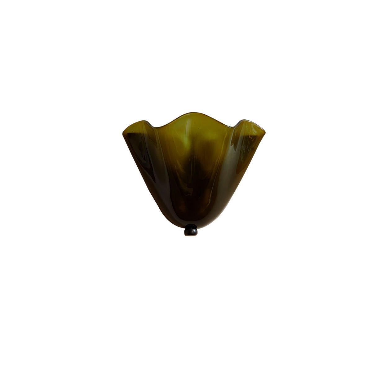 Petalia Wall Light — Sculptural Petal-Inspired Glass Wall Lighting with G9 Socket and Hardwired Installation (28 × 25 × 13 cm) | Sansoti