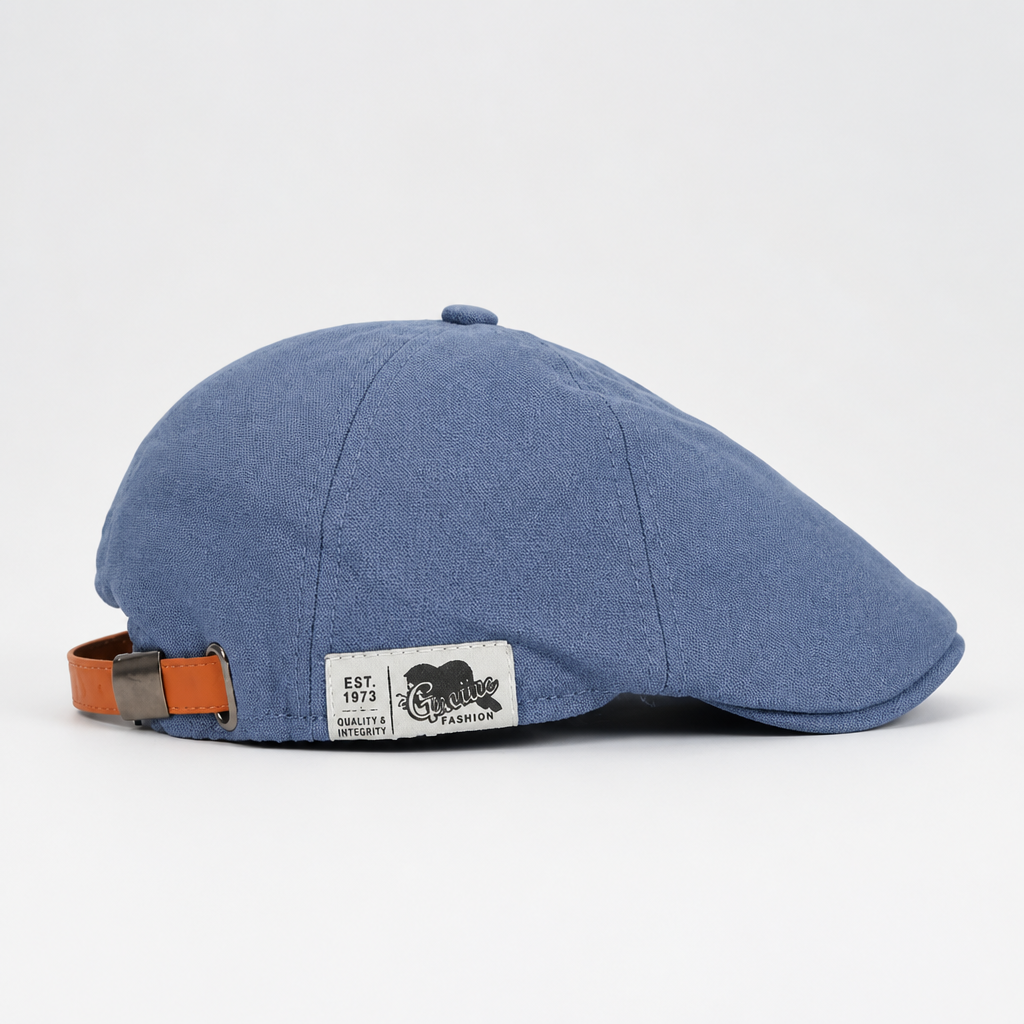Verstelbare Katoenen Platte Pet voor Heren Lichtgewicht Ademend Klassiek Casual Hoofddeksel Retro Stijl | Sansoti