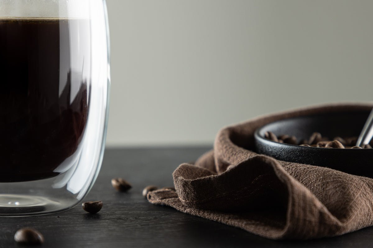 Kaffeetassen Glas Transparent 2 Stück Modern Hitzebeständig Ø7 Ø8 | Sansoti
