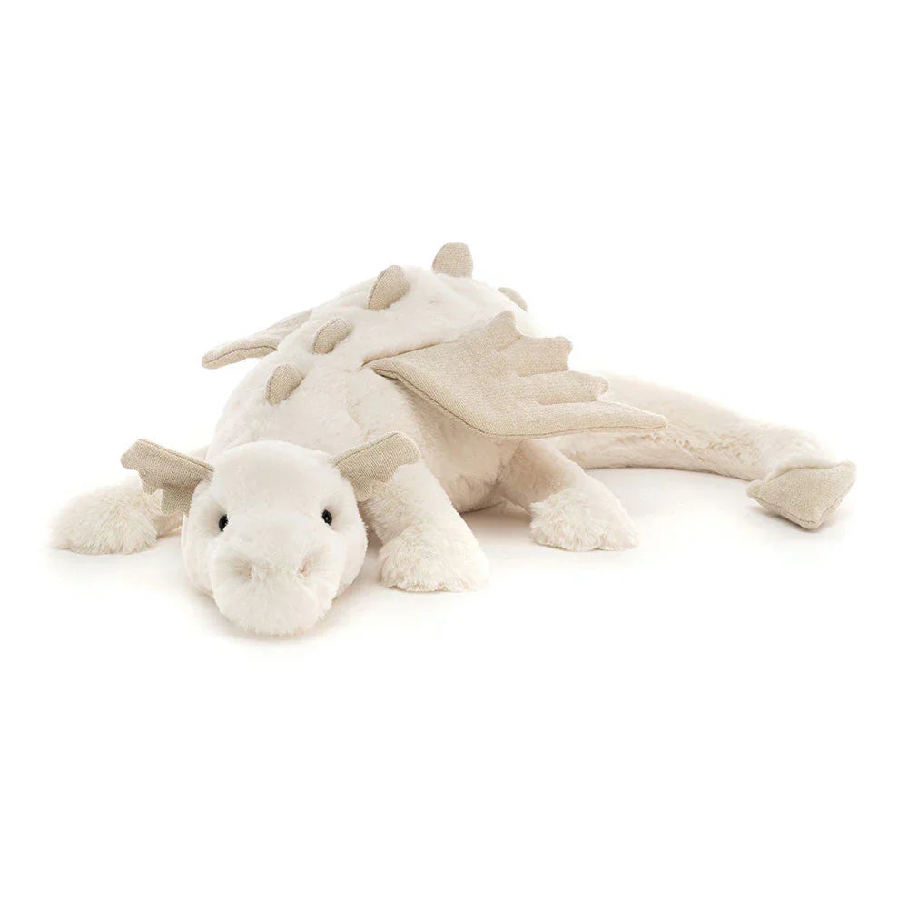 Drakenknuffel Pluche Zacht met Vleugels Fantasie Zeven Kleuren Groen Roze Lavendel Hemelsblauw Handwas Cadeau | Sansoti